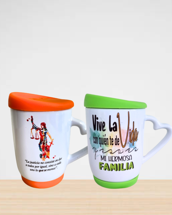 Taza con Tapa de Silicona – Conserva el Calor y Protege tu Bebida - Image 2