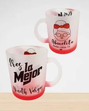 VASO DE VIDRIO OPALIZADO