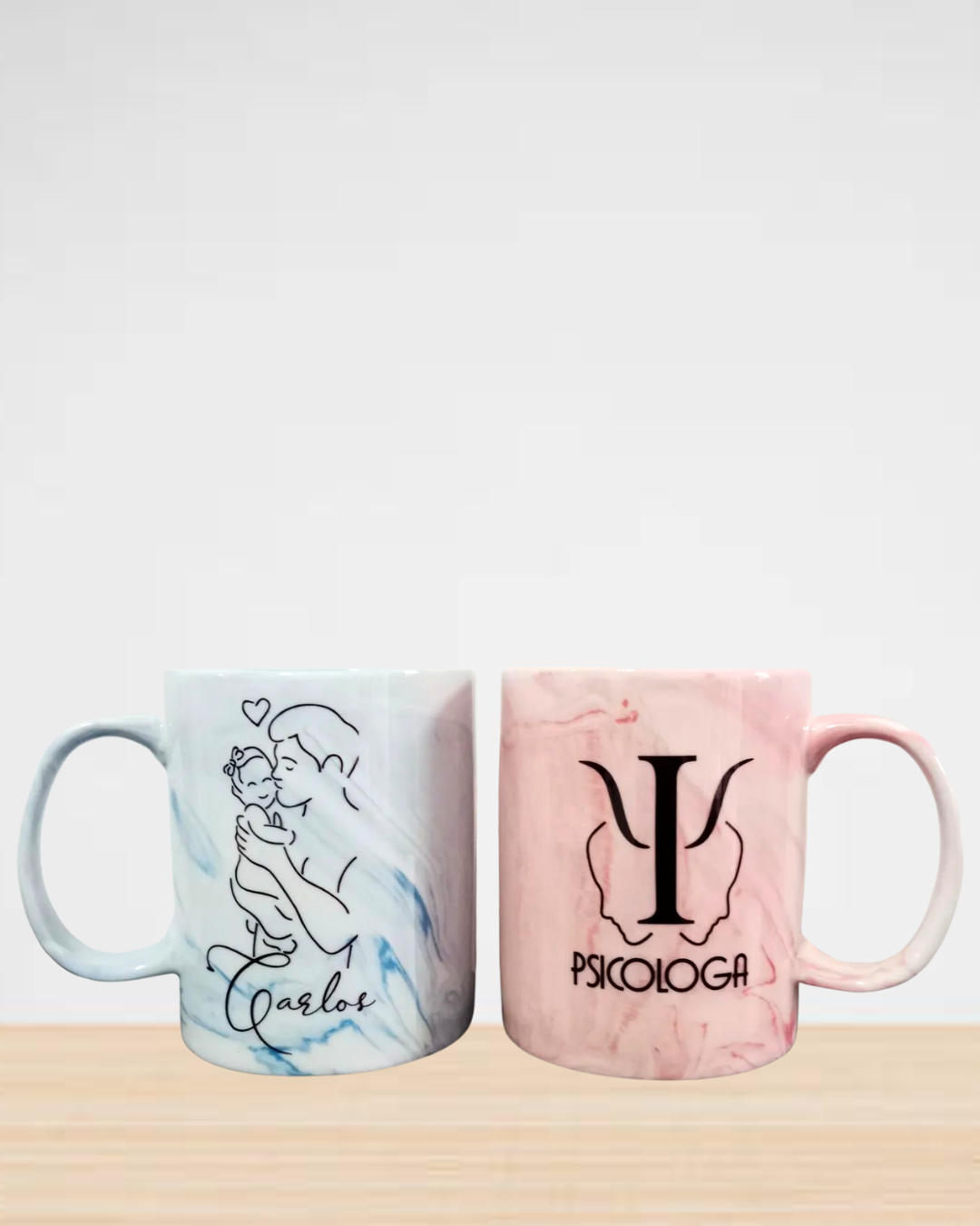 Taza Efecto Mármol – Elegancia Personalizada para tu Café o Té - Image 2